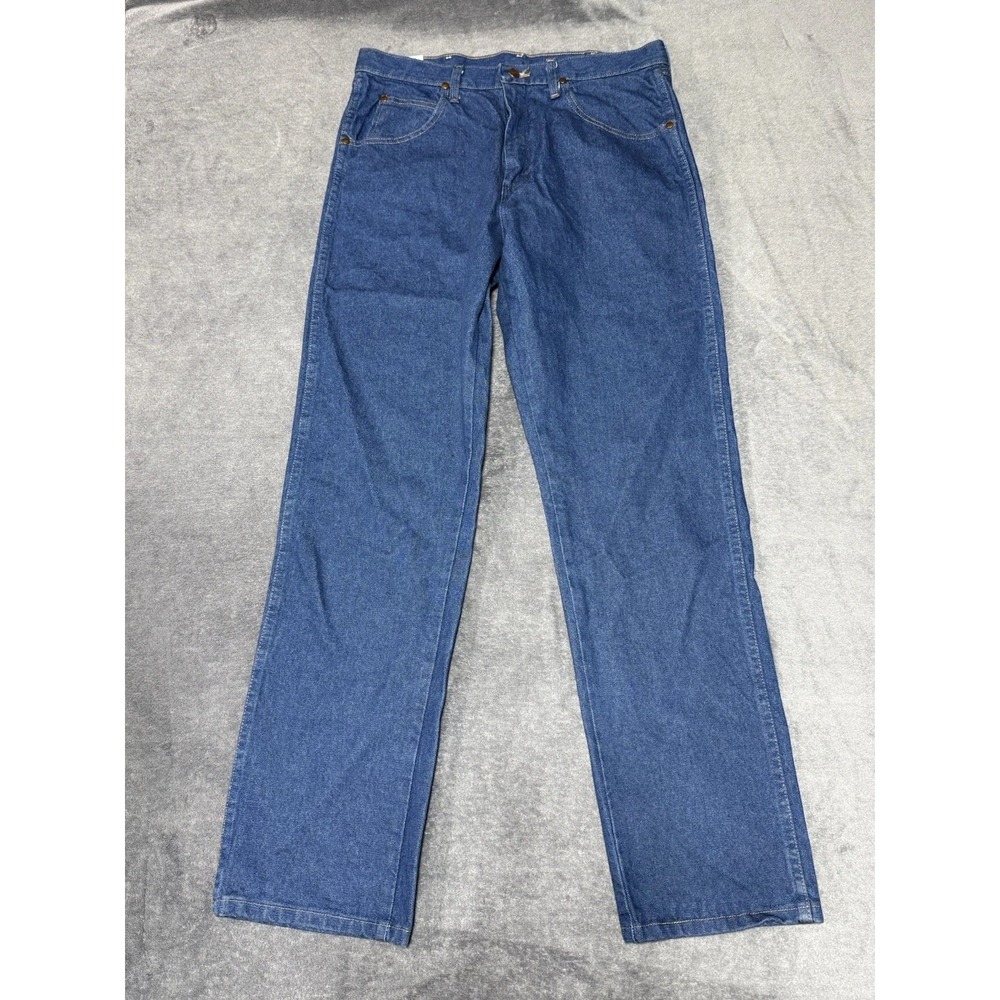 Wrangler Mens 31MWZ Jeans Cowboy Cut Relaxed Fit 34x34 Blue Denim Pants NWT 8768